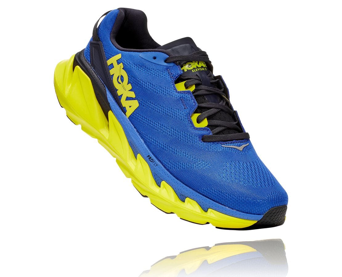 Hoka One One Elevon 2 Philippines - Mens Wide Running Shoes - Blue / Rose | TF6019475